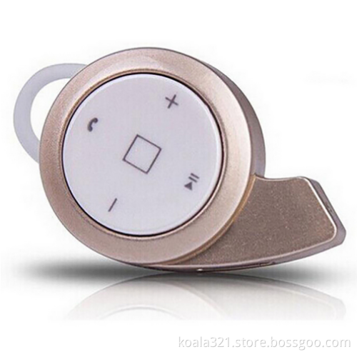 Snail Style Invisible Mini Stereo Bluetooth Headset